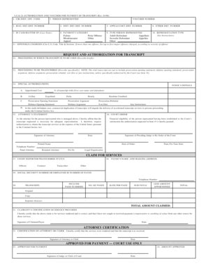 Fillable Online Nj Fd Cja Form Federal Public Defender S Office