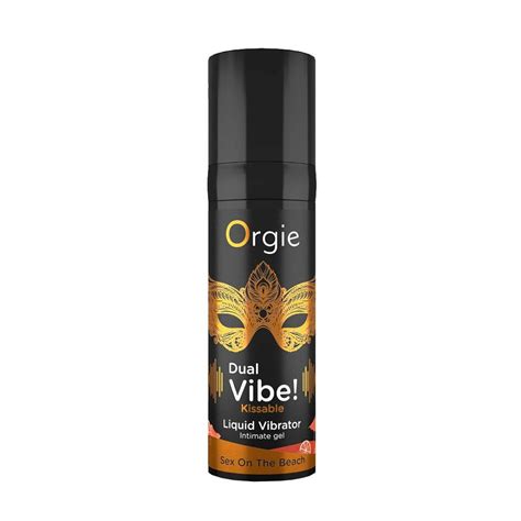 Orgie Dual Vibe Kissable Liquid Vibrator Wibruj Cy El Intymny Sex