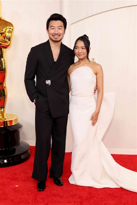 Simu Liu And Girlfriend Allison Hsu Have Glam Date Night At 2024 Oscars