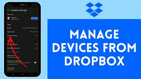 How To Manage Devices From Dropbox 2024 Dropbox Tutorial Youtube