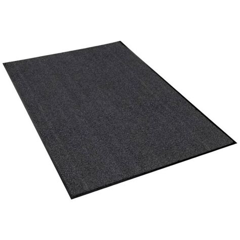 Tapis d entrée anti poussière gris 90 x 150 cm