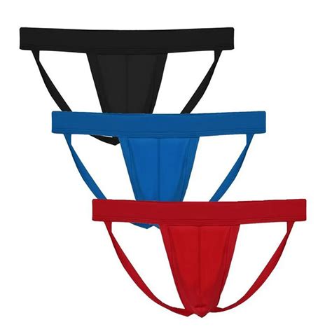 A Quality Cueca Gay Men Jockstraps Underwear Sexy Mens Thong Breathable Male Underpants S M L