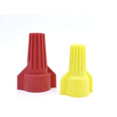 Wing Twist Wire Connectors Wt Yellow And Wt Red Per Jar