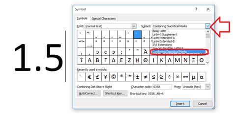 How Do I Add A Dot Or Line Above A Number In Word To Indicate A Repeating Decimal