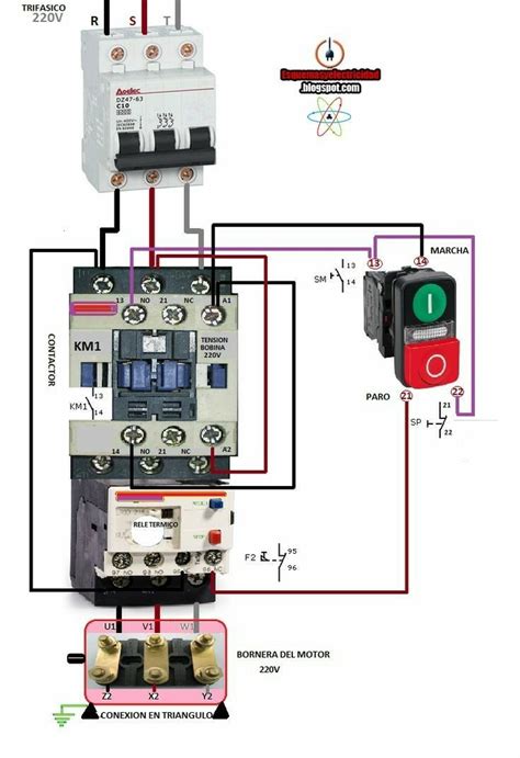 Single Phase Contactor Wiring Diagram A A