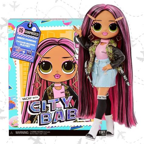 Кукла L O L Surprise OMG World Travel Doll City Babe серия Путешествие сюрпризов