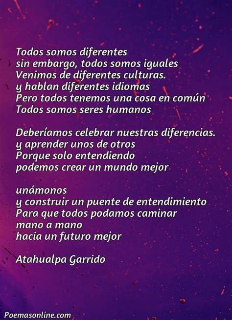 Cinco Mejores Poemas Sobre La Interculturalidad Poemas Online