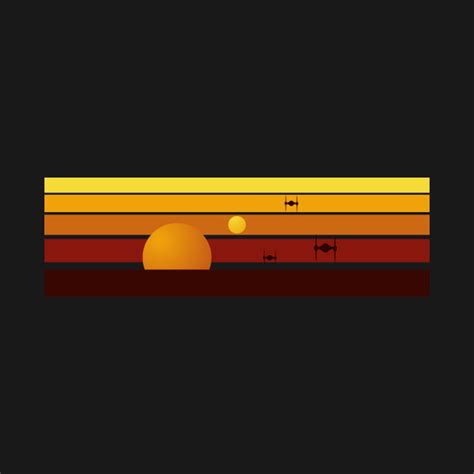 SUNSET TATOOINE - Star Wars - T-Shirt | TeePublic