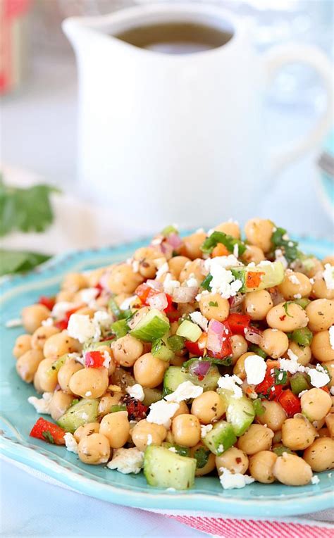 Chana Salad or Chickpea Salad - Ruchiskitchen | Vegan salad recipes, Chickpea salad recipes ...