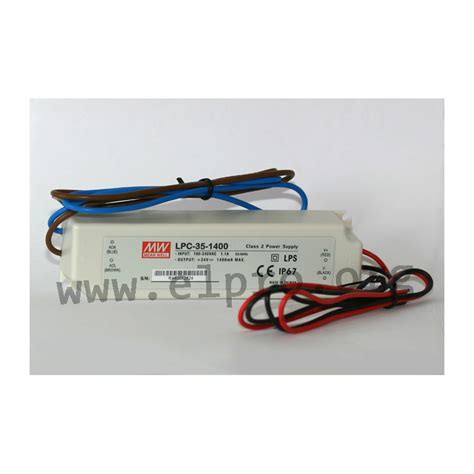 LPC 35 1050 Mean Well LED Drivers 35W Elpro Elektronik