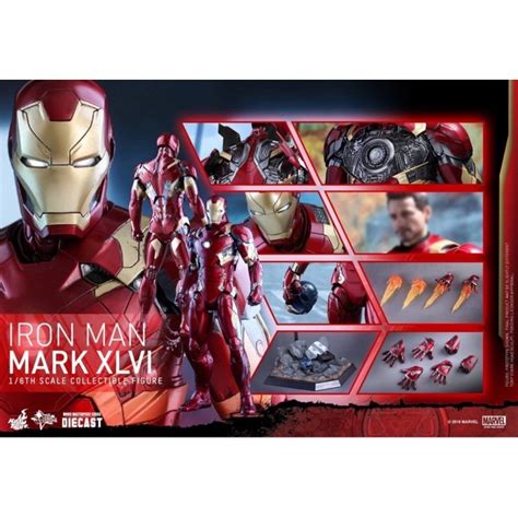 全新未拆 HOT TOYS MMS353D16 鋼鐵人 MK46 美國隊長 英雄內戰 mms353 非 mms608 蝦皮購物