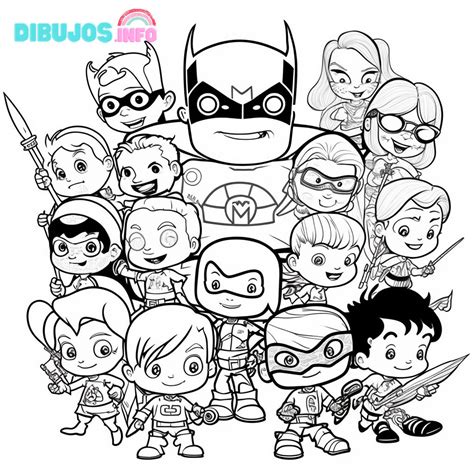 Dibujos De Super Heroes Para Colorear E Imprimir ¡gratis