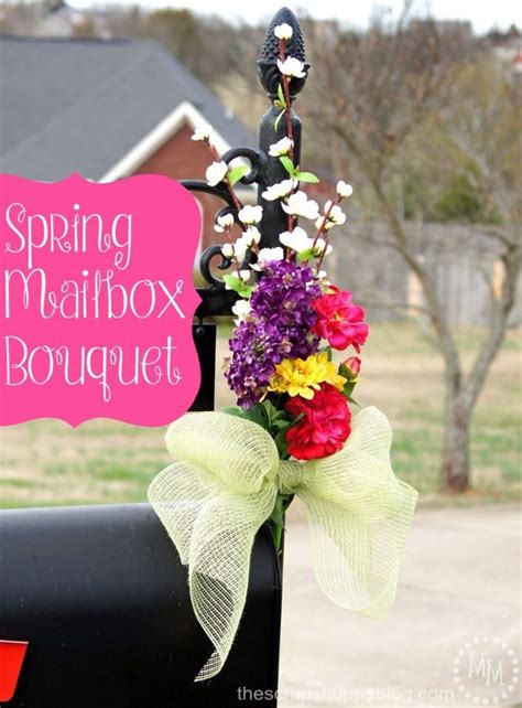 Dress Up Your Mailbox For Spring And Summer With A Pretty Bouquet Of