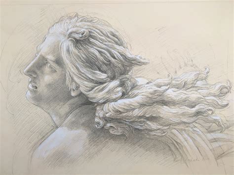 Silverpoint drawing on Behance