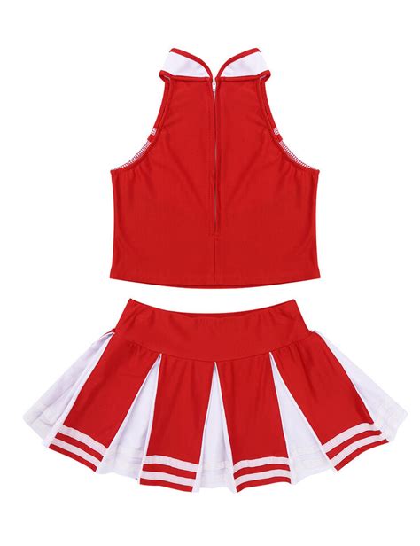 Girls Cheerleader Fancy Dress Cheer Outfit Uniforms High School Musical Costume Ebay