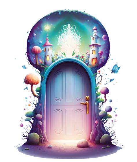 Magic Door Fantasy Fairy Tale Element Png