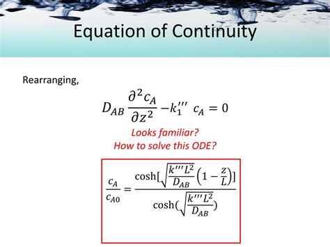 Ppt Equation Of Continuity Powerpoint Presentation Free Download Id2567040