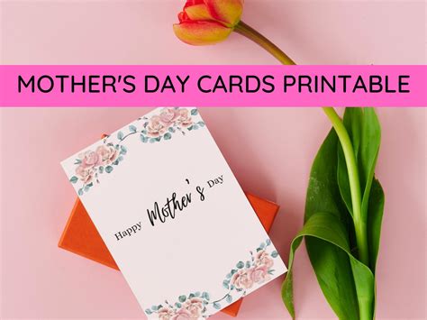 Mothers Day Cards Instant Download Printable Mothers Day Cards