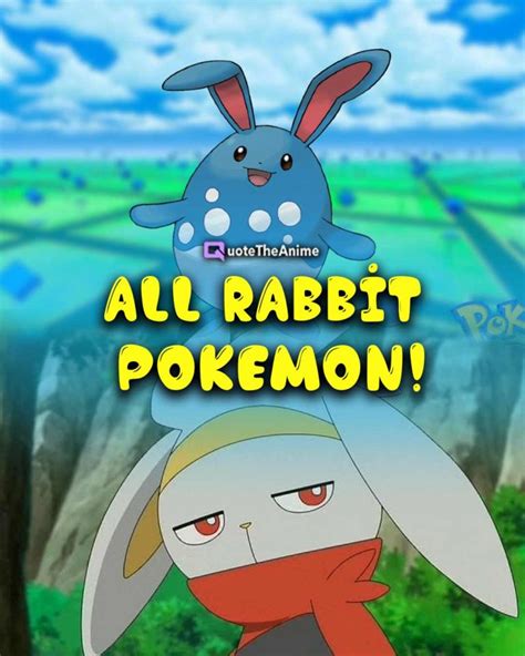 All 8 Rabbit Pokemon List Qta