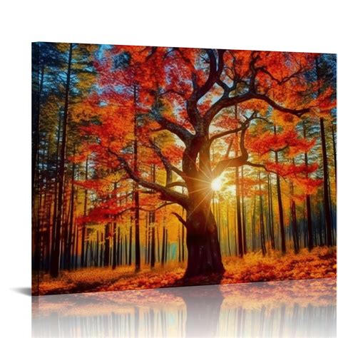 Onetech Tree Of Life Wall Art Canvas Prints Natural Landscape Pictures