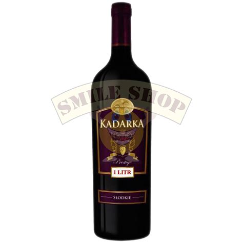 Kadarka Prestige Czerwone S Odkie Wino L Smile Shop Alkohole