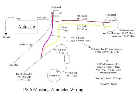 1966 Mustang Tachometer Wiring