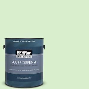 Behr Premium Plus Gal A Seafoam Spray Semi Gloss Enamel Low