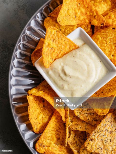 Nachos Chips Corn Chips In Bowl Tortilla Chip Potato Chips Chips Corn Chips Nachos And Dip Sauce ...