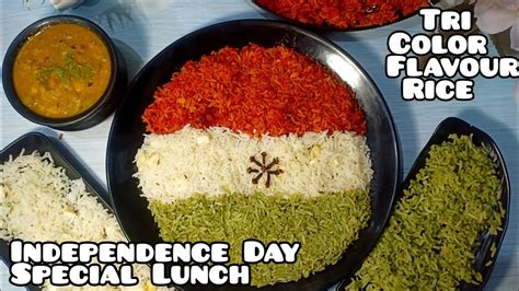 Tri Color Rice Independence Day Special 3 Flavourful Aromatic Rice