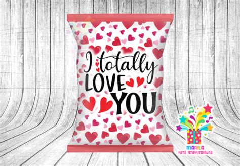 Valentines Day Chip Bag Bundle Bundle · Creative Fabrica