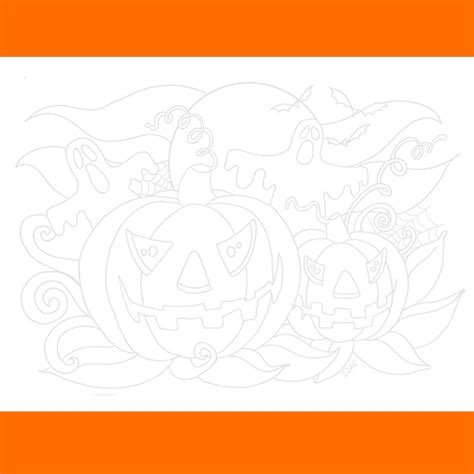 Halloween Zentangle Drawing Template Step by Step Zentangle Tutorial, Mandala Template - Etsy