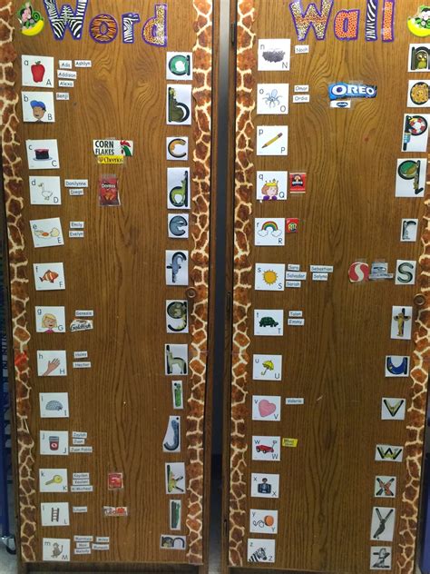 Pre K Possibilities Environmental Print Word Wall