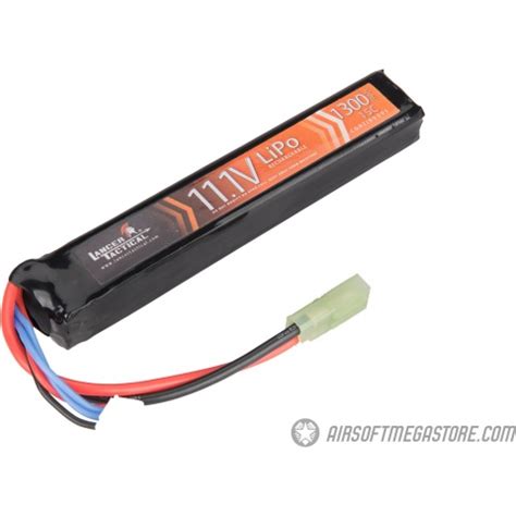 Lancer Tactical 11 1v 1300mAh 15C Stick Lipo Battery Airsoft Megastore