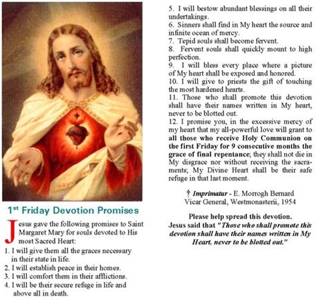 First Friday Devotion To The Sacred Heart Defeat Modernism