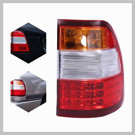 For Toyota Land Cruiser Pair Outer Rear Tail Lights Led