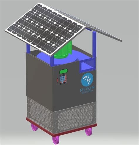 Solar Outdoor Air Purifier With Air Quality Monitor Nevon Projects