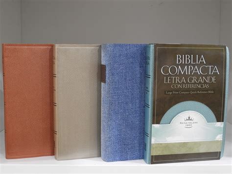 Biblia Rvr Compacta S Mil Piel Letra Grande