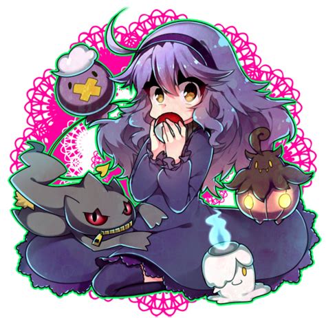 Hex Maniac Litwick Drifloon Banette And Pumpkaboo Pokemon And