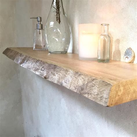 Floating Shelves Timber Live Edge Blackbutt Coastal Home Driftwood