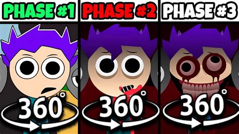 360 VR Incredibox Sprunki But SQUIDKI Phase 1 Vs Phase 2 Vs Phase 3