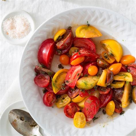 Heirloom Tomato Salad With Fried Capers Recipe EatingWell