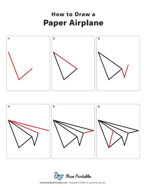 Un Guide Tape Par Tape Sur La Fa On De Dessiner Un Avion En Papier