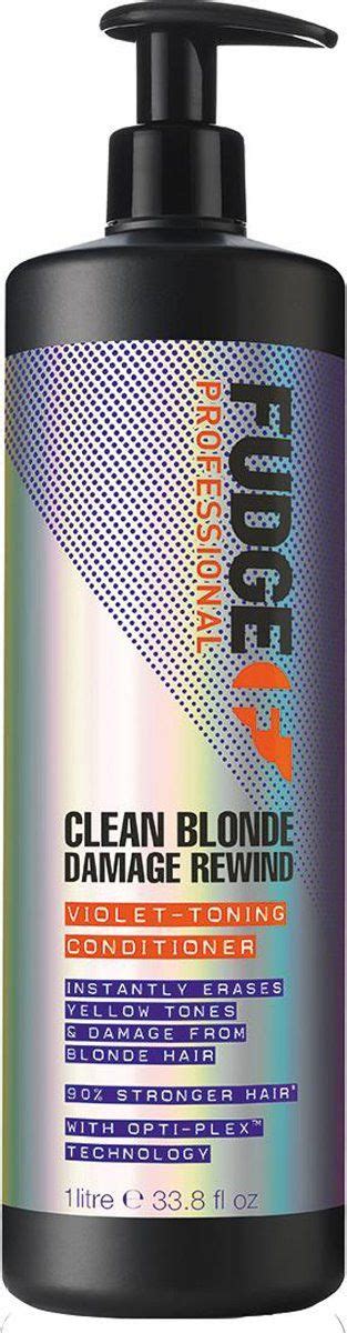 Fudge Professional Clean Blonde Damage Rewind Violet Toning Conditioner