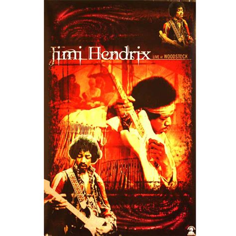 Jimi Hendrix - Woodstock Poster