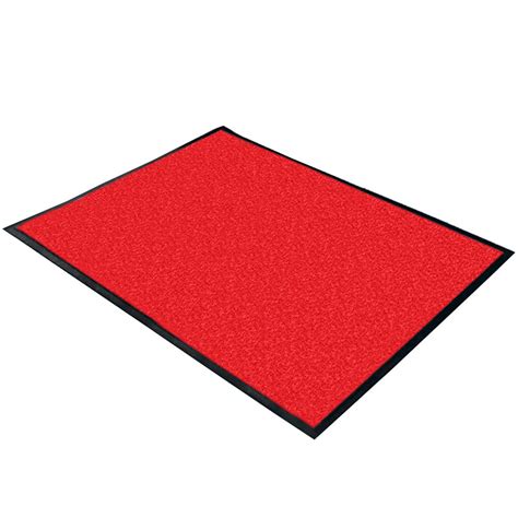 Cactus Mat Red Washable Rubber Backed Carpet 3 X 5