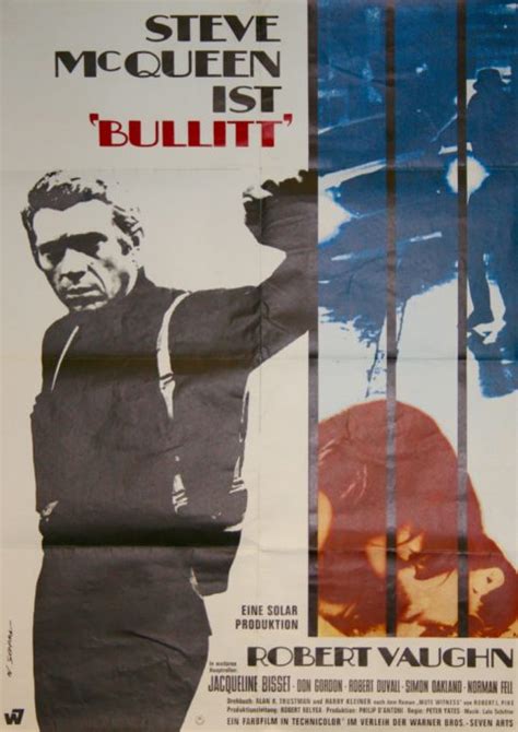 Bullitt - Vintage Movie Posters