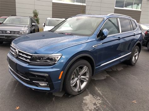 Used 2018 Volkswagen Tiguan Highline 4motion W R Line And Drivers Assist Pkg For Sale 39970