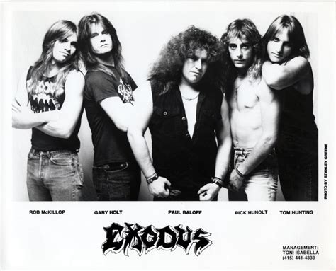 Exodus Vintage Concert Photo Promo Print At Wolfgangs