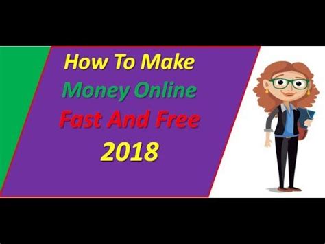 How To Make Money Online Fast And Free Quick Fast Scam Free