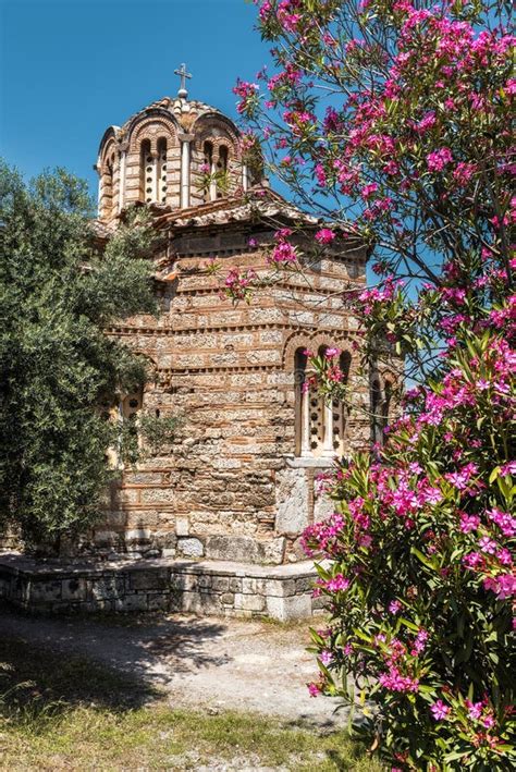 Iglesia De Los Santos Ap Stoles En El Gora Antigua Atenas Grecia Foto